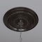 Ekena Millwork Cole PVC Medallion (Canopies up to 6"), 22"OD x 3 1/2"ID x 1"P, Universal Metallic Rustic Mist CMP22COERU - alternate 9